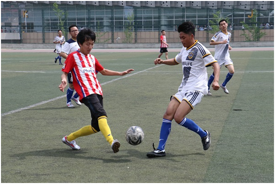 2017年"山大杯"足球赛我院首场憾负物理学院-山东大学